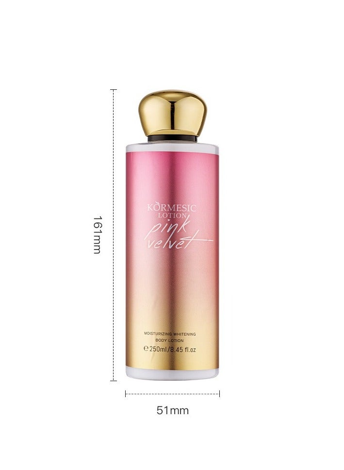 Kormesic لوشن الجسم المخملي الوردي 250 مل - فاخر وناعم - Image 1