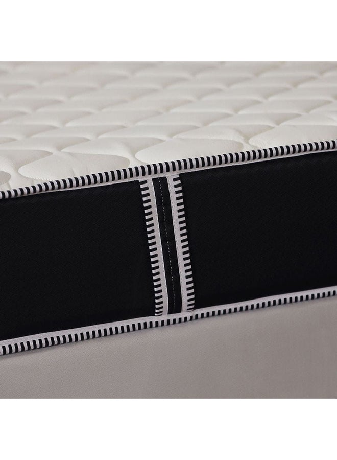 DANUBE HOME Isleep Bonnel Spring Mattress With 1 Pillow Free Medium Firm Feel Spine Balance For Pressure Relief Single L190xW90 cm Thickness 21 cm Cream/Black - Image 3