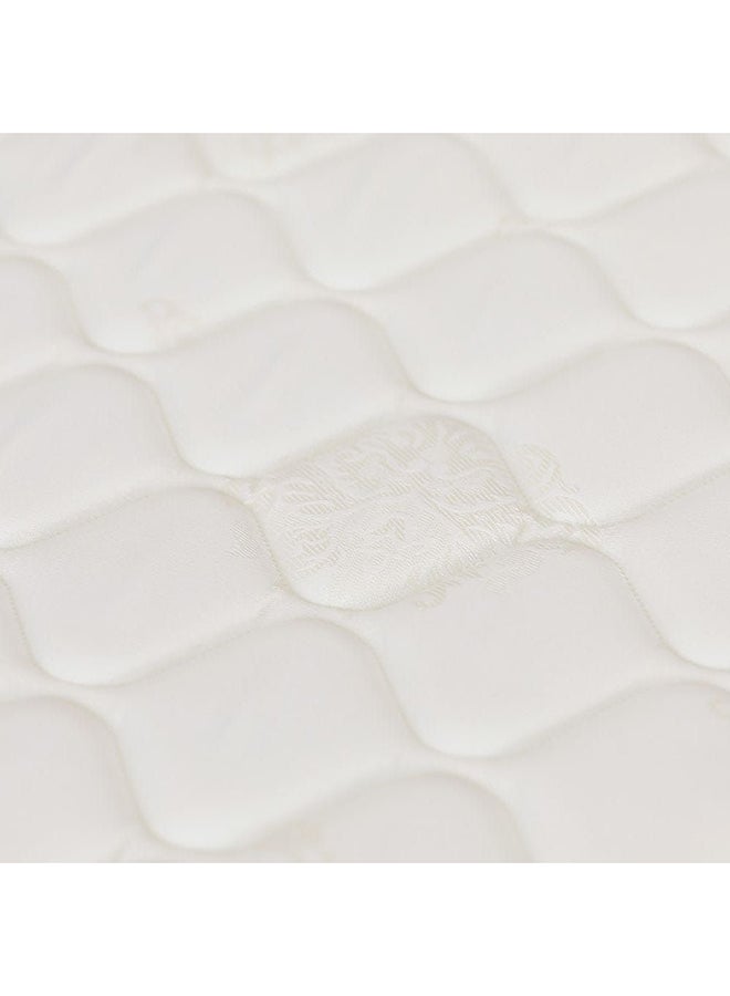 DANUBE HOME Isleep Bonnel Spring Mattress With 1 Pillow Free Medium Firm Feel Spine Balance For Pressure Relief Single L190xW90 cm Thickness 21 cm Cream/Black - Image 4