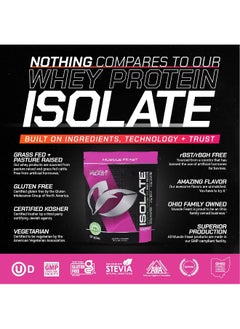 Muscle Feast Grass Fed Whey Protein Isolate, Strawberry Cheesecake  - Image 5