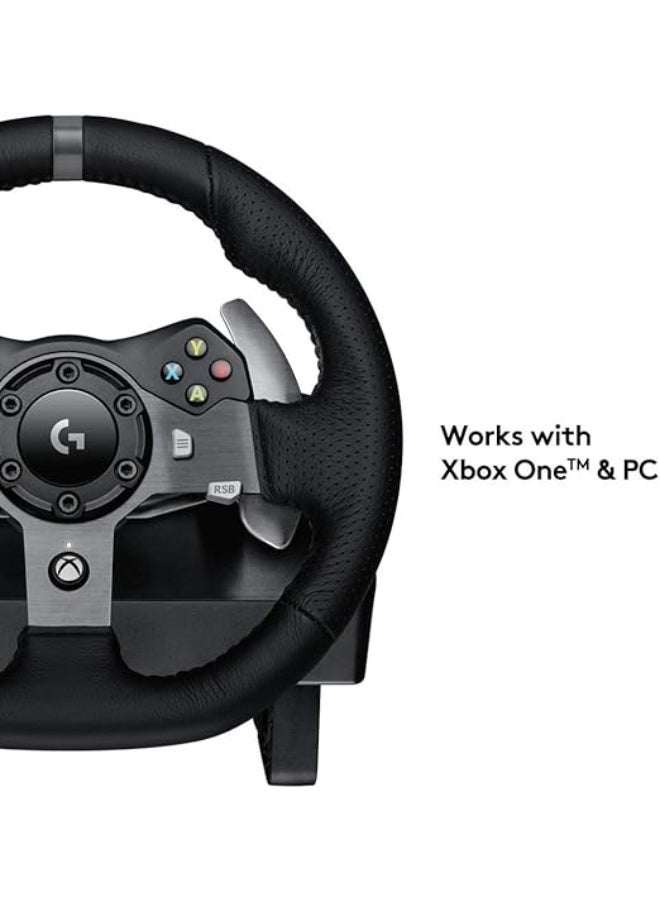 Logics Logitech G920 Driving Force Racing Wheel and Floor Pedals, Real Force Feedback, Stainless Steel Paddle Shifters for Xbox Series X|S, Xbox One, PC, Mac - Black - Image 3