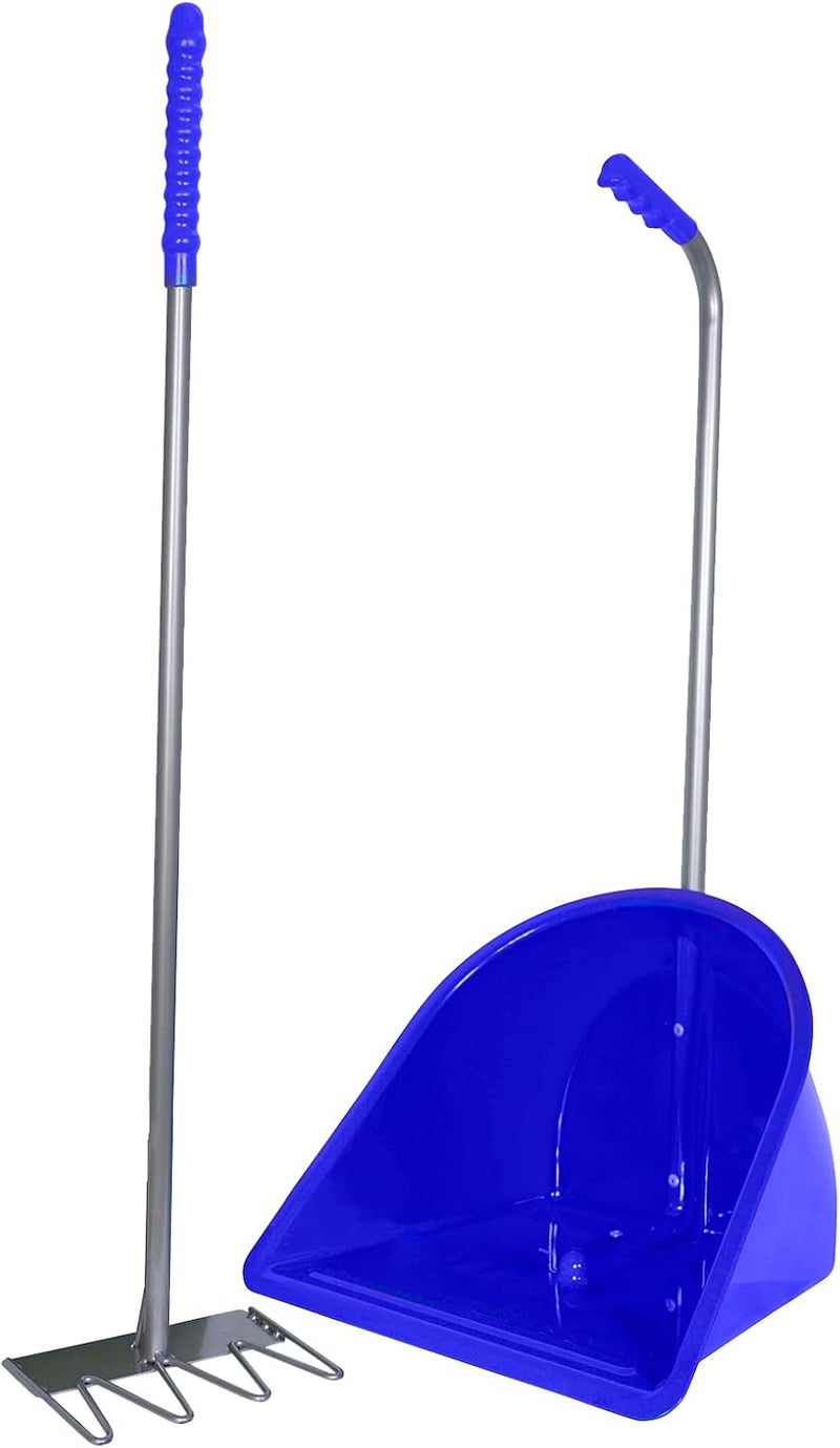 Red Gorilla® Traditional Tidee™ and Rake Set - Blue - Image 1