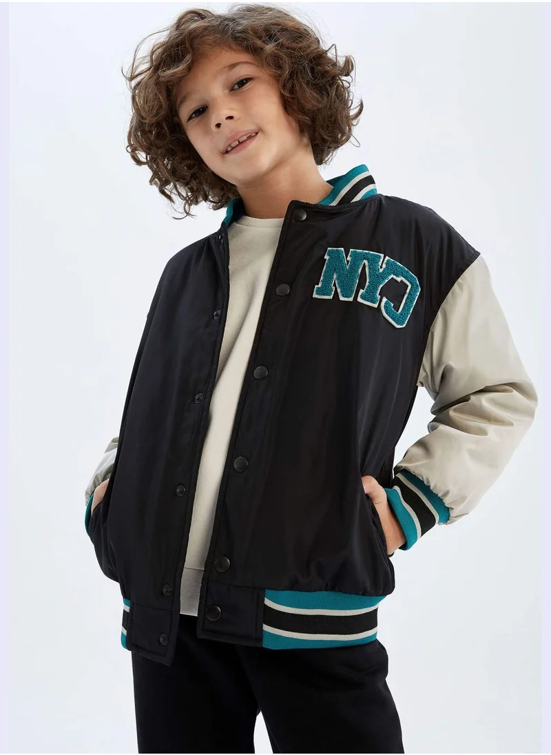 DeFacto Boy Bomber College Neck Long Sleeve Jacket