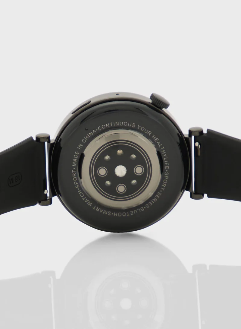 Ginger Amoled Smart Watch With Bluetooth Call, Heart Rate, Blood Pressure And Blood Oxygen Monitoring