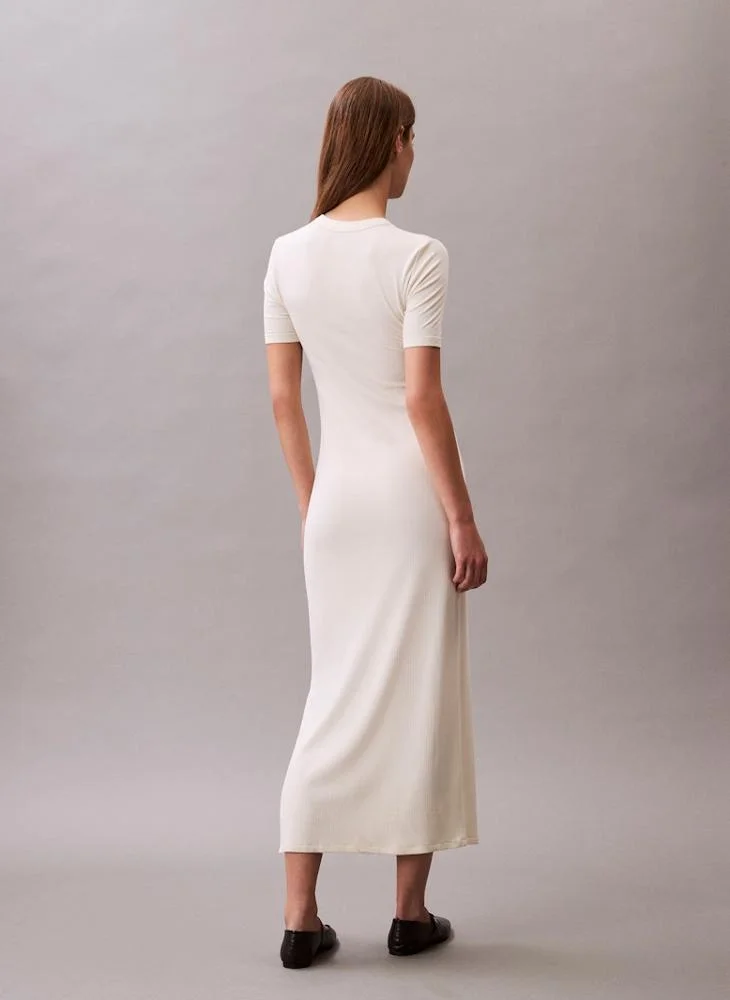 Calvin Klein Jeans Logo T-shirt Maxi Dress
