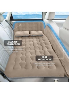 SUV Air Mattress,Thickened and Double Car Air Mattress Sided Flocking Travel Inflatable Car Mattress with Air Pump,Pillows & Fill Piers, Car Sleeping Bed,Beige 135*80cm - pzsku/ZDDA78ECD3FA7E28F31B9Z/45/_/1723626405/3d126f35-52b2-4f12-b563-dc9702217a12