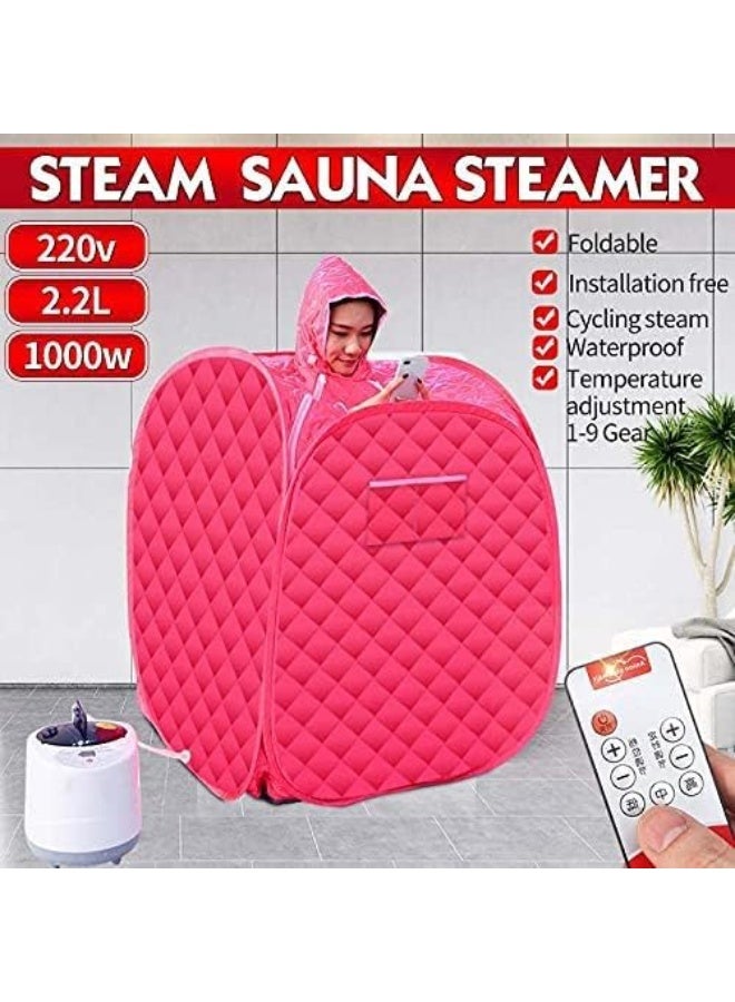 Generic Steam Sauna Room Sauna Bag Tent With Aromatherapy Spa Herbs Box - Image 3