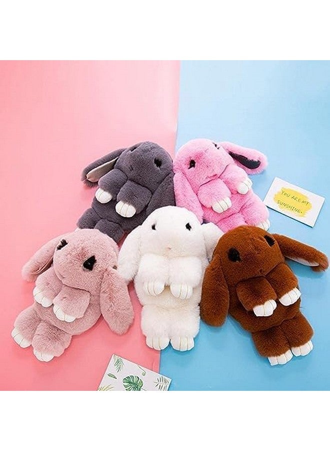 Napp Mall Cute Bunny Sling Bag Fluffy Sling Bags For Girls Kids Rabit Shaped bags Crossbody Plush Purse with Shoulder Chain handbags for Children stylish latest kids sling bags best kids birthday gift - Image 4