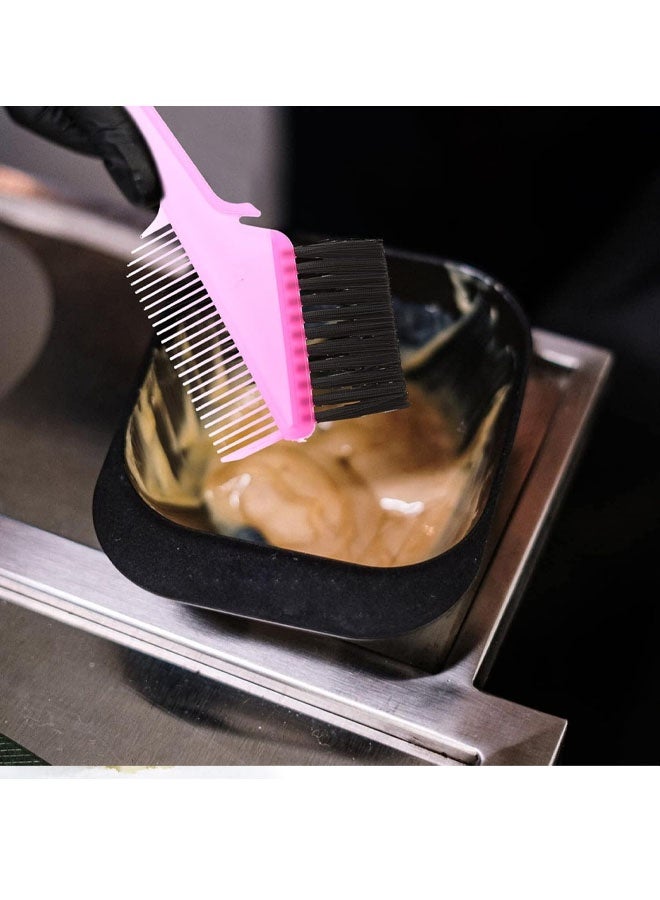 5 قطع من أدوات صبغ الشعر، مجموعة واحدة من أدوات صبغ الشعر الاحترافية للصالون، فرشاة تلوين الصالون، لوحة تظليل، أدوات صبغ الشعر، مجموعة العناية بالشعر الوردي - Image 3