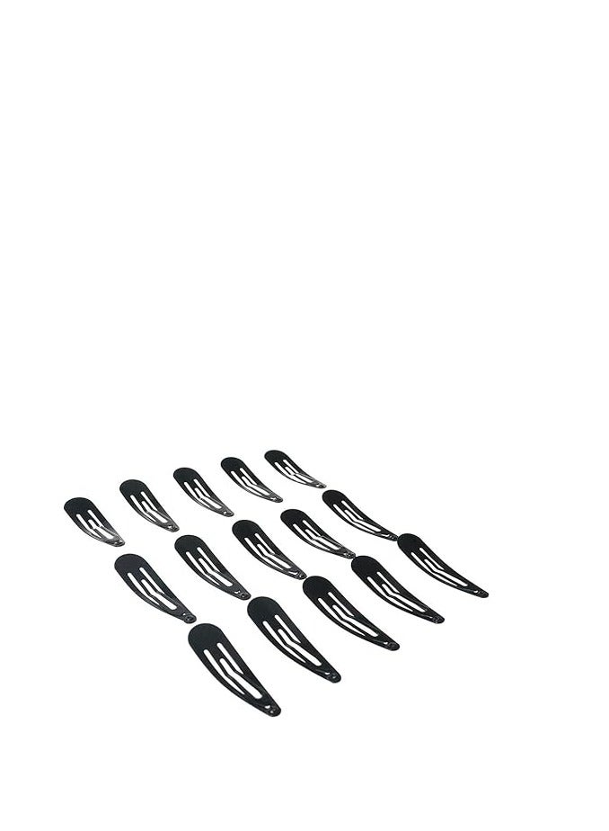 PIDOUDOU 40 Pack Black 2 Inch Barrettes Women Metal Snap Hair Clips Accessories - Image 2