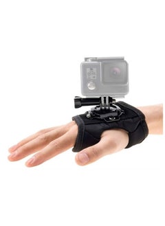 Generic 360 Degree Rotation Hand Strap Mount for GoPro Hero 10 9 8 7 6 5 Black Session,Hand Glove Wrist Strap Mount for AKASO Xiaoyi DJI OSMO Action Camera Accessories  - Image 1