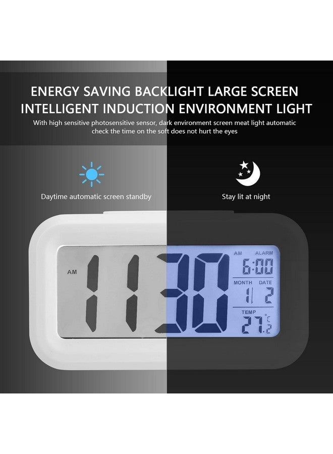 Ajanta Quartz Plastic Digital Alarm and Table clock, (13 x 8 x 4 cm, Blue ODC 210) - Image 4