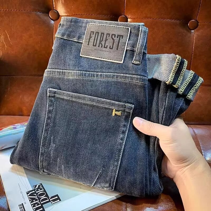 Unisex Classic Denim Jeans Loose Fit Daily Outdoor Wear - Image 4