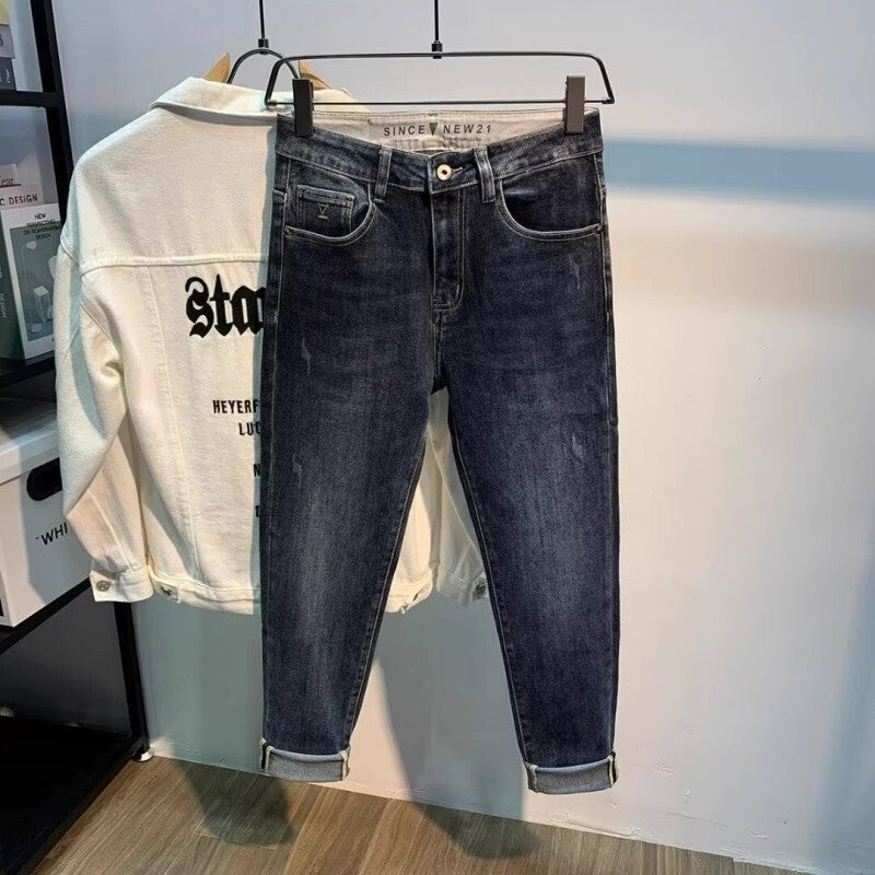 Unisex Classic Denim Jeans Loose Fit Daily Outdoor Wear - Image 5