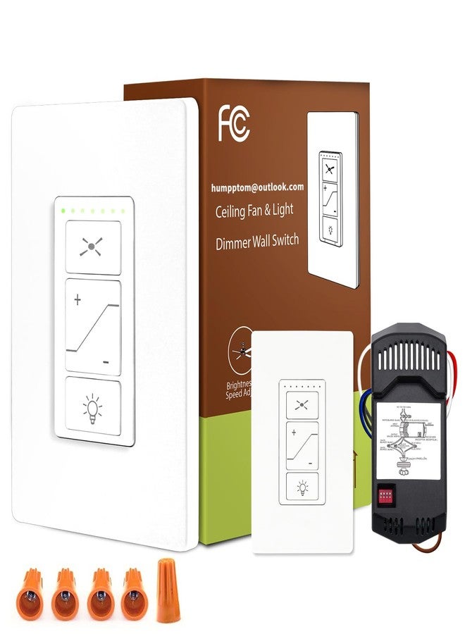 Humpptom Universal Ceiling Fan Remote Control Kit, Fan Remote Control Kit, Ceiling Fan Wall Switch UC9050T UC 9050T, Fan Light Combo Remote Compatible with Hampton Bay Harbor Breeze Hunter - Image 1