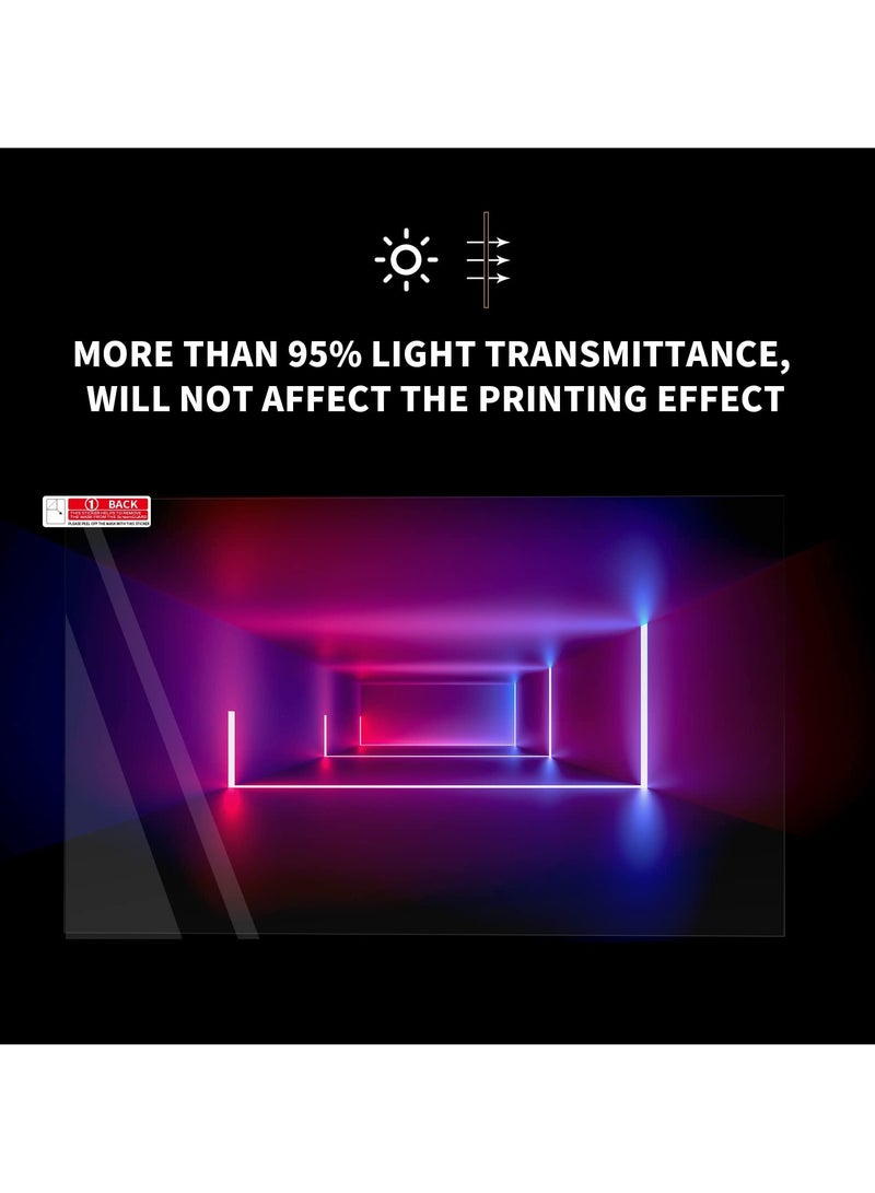 سيوسي واقي شاشة طابعة ثلاثية الأبعاد، 5 قطع فيلم حماية أصلي لطابعة ثلاثية الأبعاد LCD SLA UV من الراتنج مقاس 10.1 بوصة، لطابعات ELEGOO Saturn 2 وPhoton M3 Premium الراتنج ثلاثية الأبعاد  - Image 3