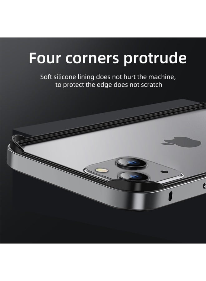 DRIP 📱💎✨Metal Frame Armor Case for iPhone 15 Pro Max (Silver) ⚪ 🛡️ Full 360° Aluminum Bumper Protection 💥 | Soft TPU Inner Layer 💫 | MagSafe Compatible 🧲 | Anti-Scratch & Drop-Resistant ✨ | Ultra Slim Design ⚙️ | Elegant Metallic Shine 🌟 | Luxury Protective iPhone Case 2025 🚀 | Drip Premium Series 🔥 - Image 2