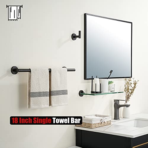 JQK Oil Rubbed Bronze Towel Bar, 20.5 Inch 304 Stainless Steel Thicken 0.8mm Towel Rack Bathroom, Towel Holder ORB Wall Mount, Useable Length 18 Inch, TB110L18-ORB - Image 5