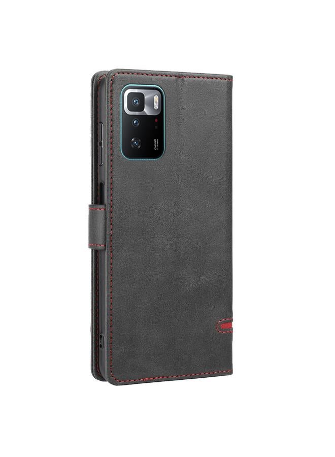 erorex Case For Xiaomi Poco X3 GT/Redmi Note 10 Pro 5G CN Classic Wallet Flip Leather Phone Case - Image 3