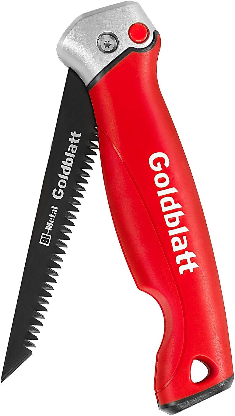 Goldblatt Folding Drywall Saw, Jab Saw, Hand Saws with Soft Grip Handle, Sheetrock Saws for Wallboard, Drywall, Plywood and PVC - Image 1
