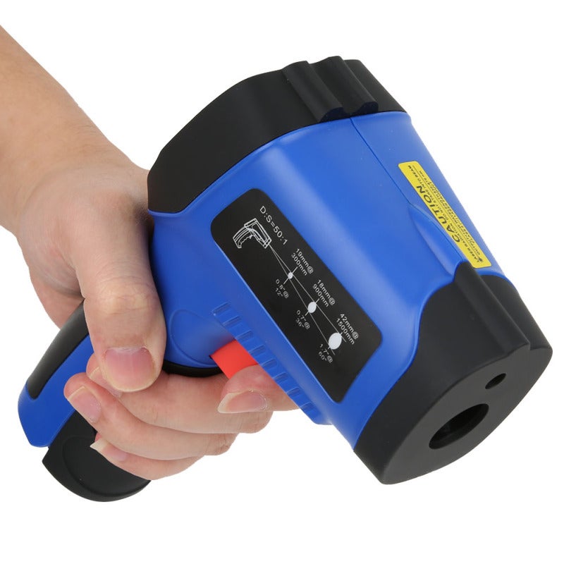Handheld Laser Thermometer - High Accuracy Infrared Temperature Measurement With -50 To 2250°C Range, Laser Targeting, Auto Data Save, Backlight Display for Industrial Use - Image 1