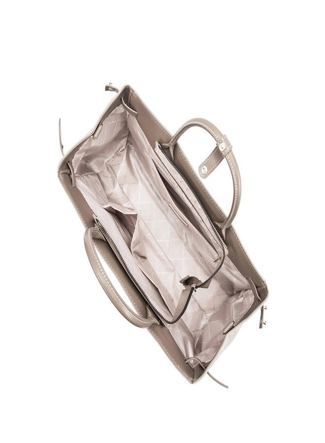 Lino Perros Monroe Clara Beige Satchel - Image 5