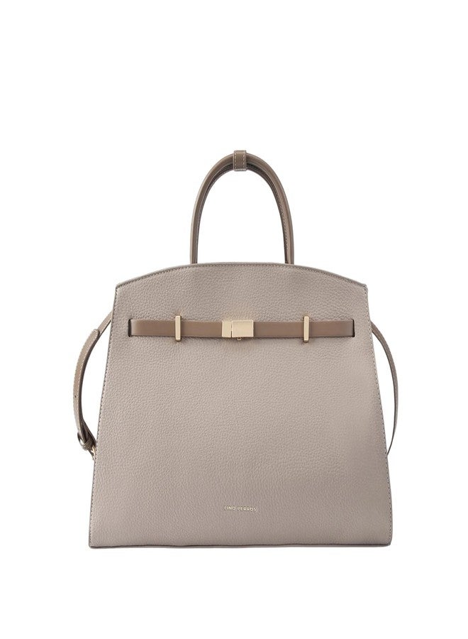 Lino Perros Monroe Clara Beige Satchel - Image 1