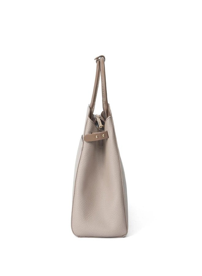 Lino Perros Monroe Clara Beige Satchel - Image 3