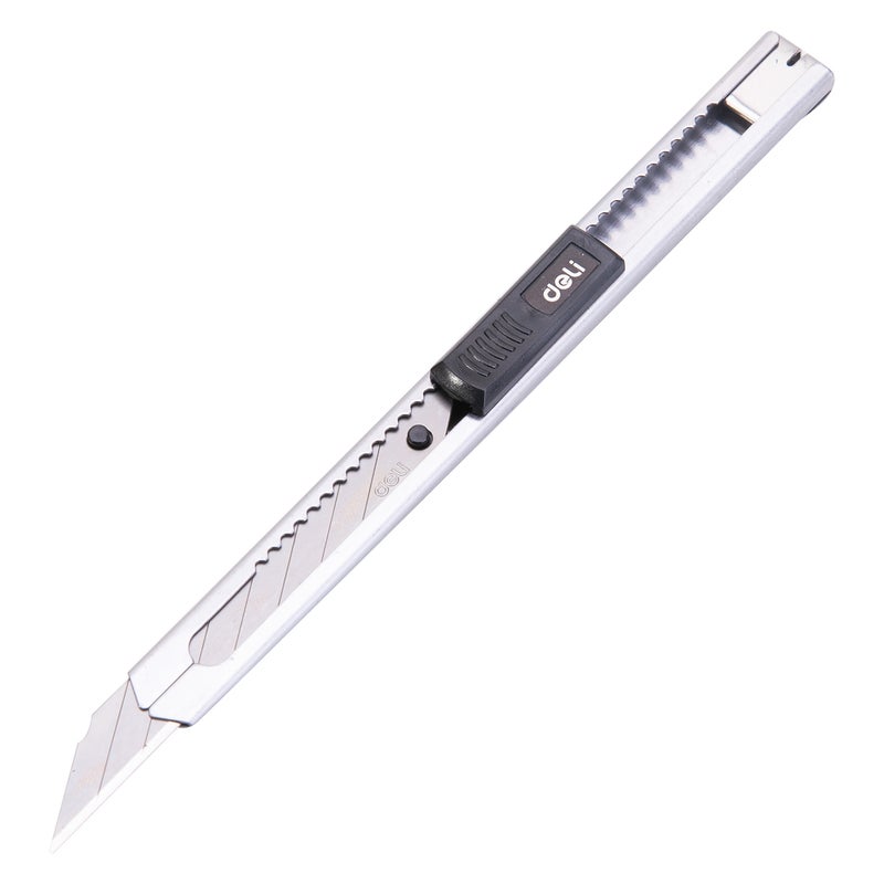 Deli Precision Snap-Off Utility Cutter Knife with 7 Segmented Blade, SK5 Steel Blade, 30° Sharp Tip - Image 3