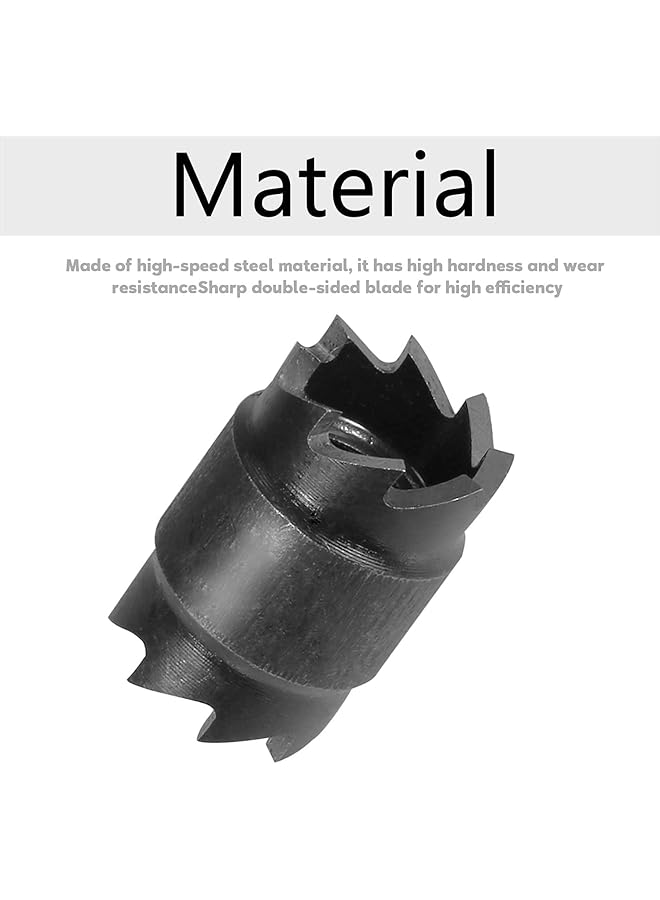 erorex Spot Weld Cutter Set Double Sided 13 Pcs 3 8 Inch Hss Spot Weld Cutter Remover Drill Bits Hex Sheet Metal Hole Cutter Remover Kit For Power Drill Spot Welding - Image 5