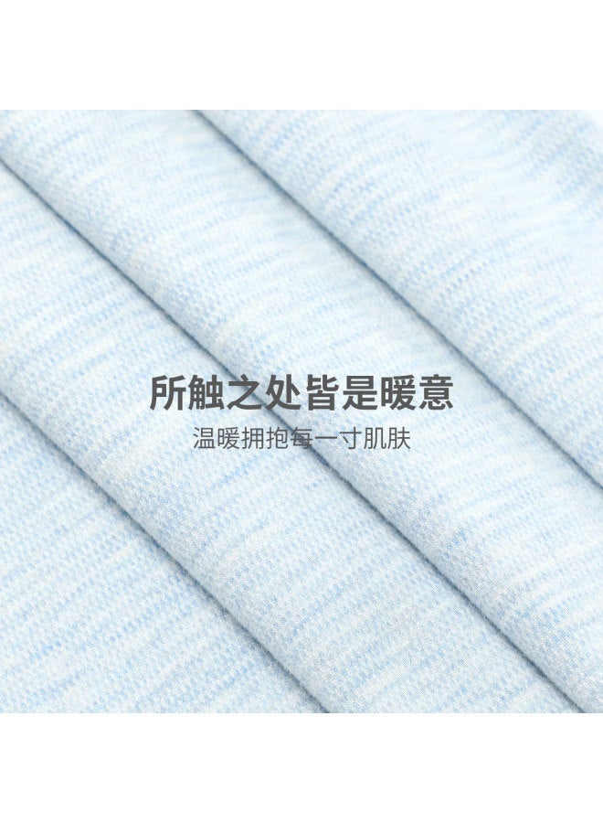 Long time companion quick-warm Brushed Boys' Base Layer Long Sleeve Mid-high Neck Glutinous Rice Thermal Shirt - Image 5