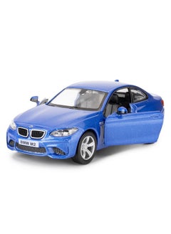 RMZ City 1:36 Bmw M2 Toy Car, Diecast Pull Back Model Car, Collection Kids Toy For Aged 3 And Up, Gift Blue  - Image 1