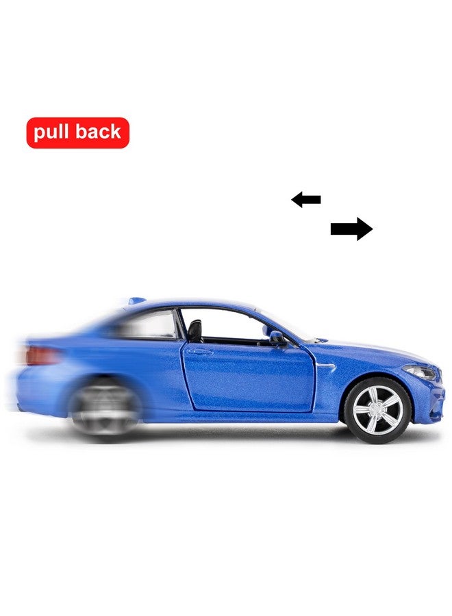 RMZ City 1:36 Bmw M2 Toy Car, Diecast Pull Back Model Car, Collection Kids Toy For Aged 3 And Up, Gift Blue - Image 3