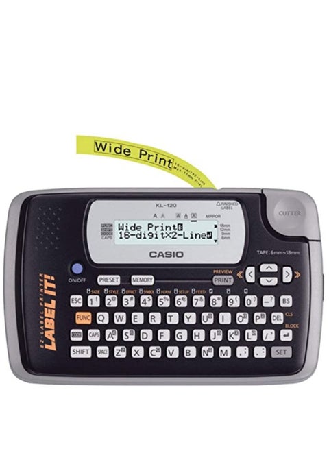 CASIO KL120 LABEL IT Label Printer