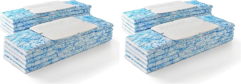 iRobot Braava Authentic Replacement Parts - Braava Jet 200 Series Wet Mopping Pads for Hardwood,Floors,Tile,Stone 10 Count (Pack of 2),Blue,White - Image 1
