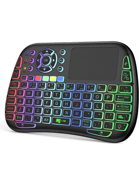 M9 2.4GHz Mini Wireless Keyboard Controller with Touchpad Mouse Combo for Google Voice Smart TV PC Phone  Pad and Android Project.