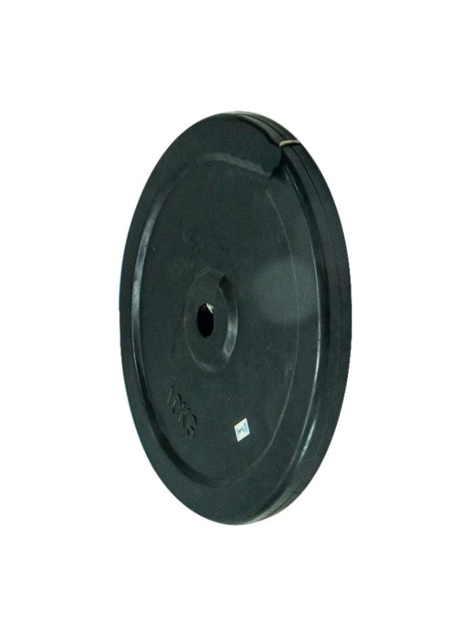 BODY SCULPTURE Heavy Duty Steel and Rubber Plates Black 10 kg BW-402D-10KG-V  - Image 2