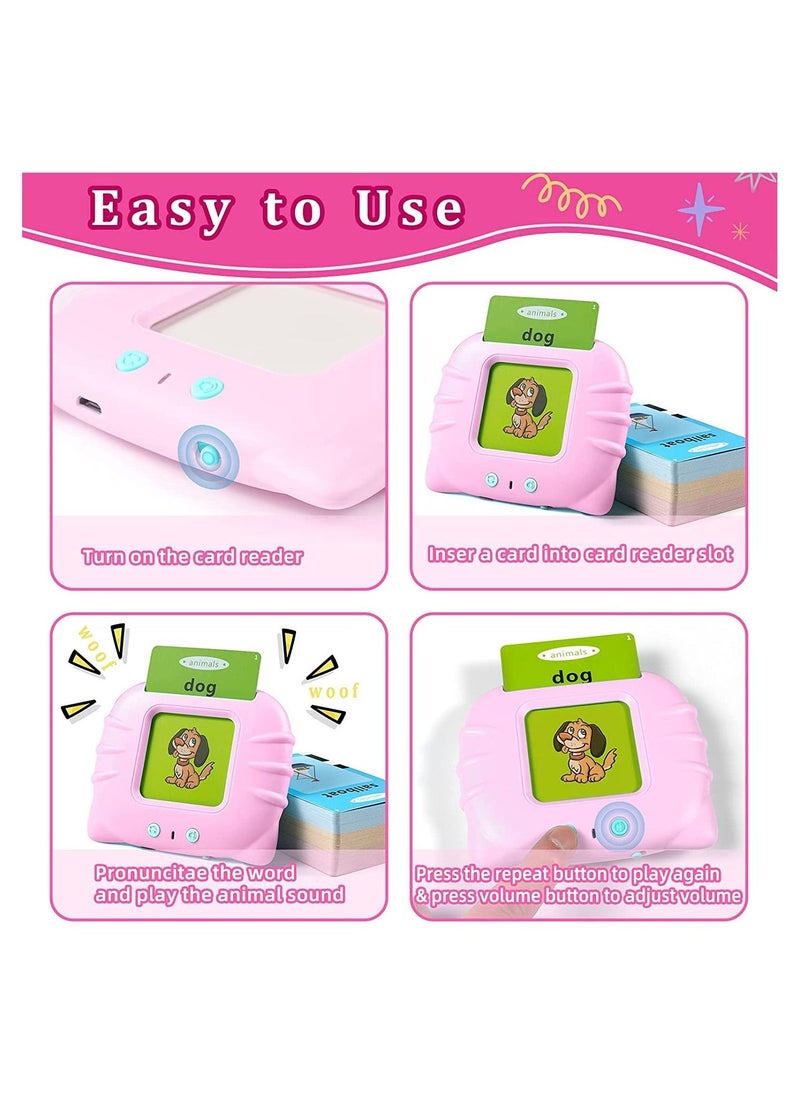 general Talking Flash Cards Learning Toys for Toddlers 2 3 4 5 6 Years Old with Sound Effect, Toddler Toys for Girls and Boys, 224 Sight Words Learning and Pronunciation, Birthday - Image 2
