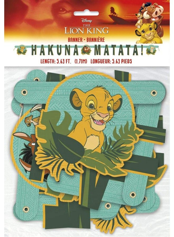 Unique Lion King Hakuna Matata Jointed Banner ; 5.63 Ft ; 1 Pc - Image 4