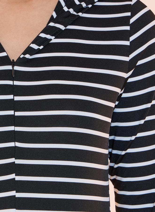 Take Two Striped Hoodie Dress - Image 3