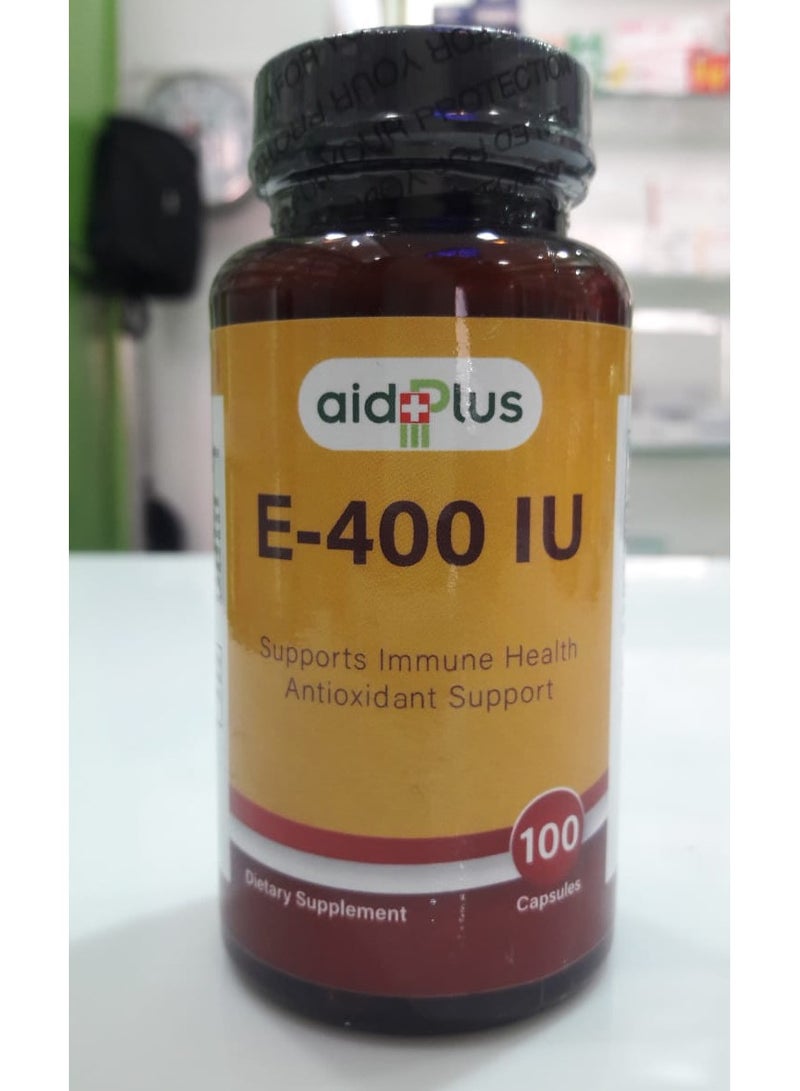 Aidplus Vitamin E-400 , support immune health ,100 cap