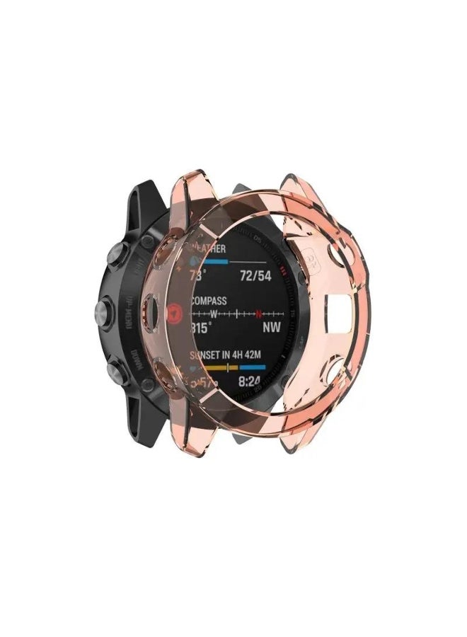 TPU Protective Case Cover For Garmin Fenix 6 6S 6X Pro Smart Watch Clear Soft Silicone Bumper Protector Shell Accessoies