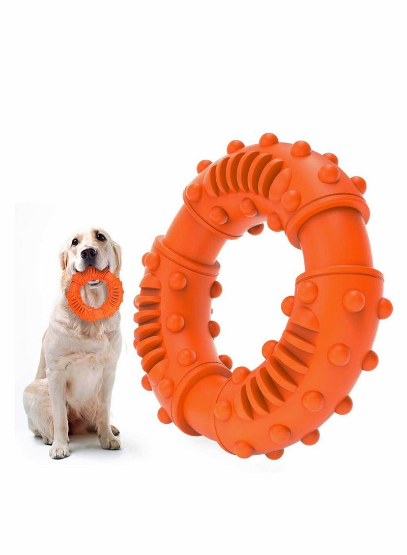 لعبة مضغ للكلاب مصنوعة من المطاط الطبيعي المتين للكلاب الكبيرة والجروهات للعناية بالأسنان والتدريب والتسنين والمتعة - Image 1