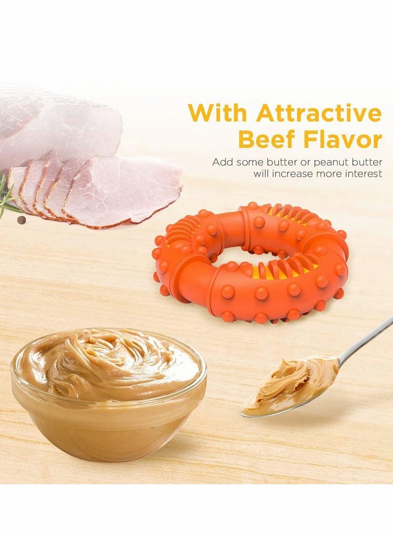 لعبة مضغ للكلاب مصنوعة من المطاط الطبيعي المتين للكلاب الكبيرة والجروهات للعناية بالأسنان والتدريب والتسنين والمتعة - Image 5