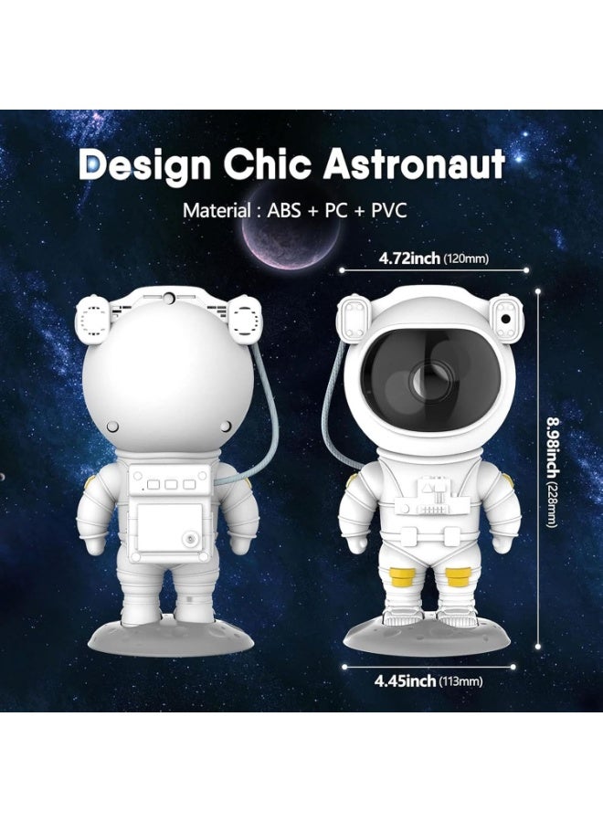 ARGT مشروع نجوم المجرة رائد الفضاء | ضوء نيبولا ليلي دوار 360° مع جهاز تحكم عن بعد | مصباح سقف سماء لغرفة النوم والديكور - Image 3