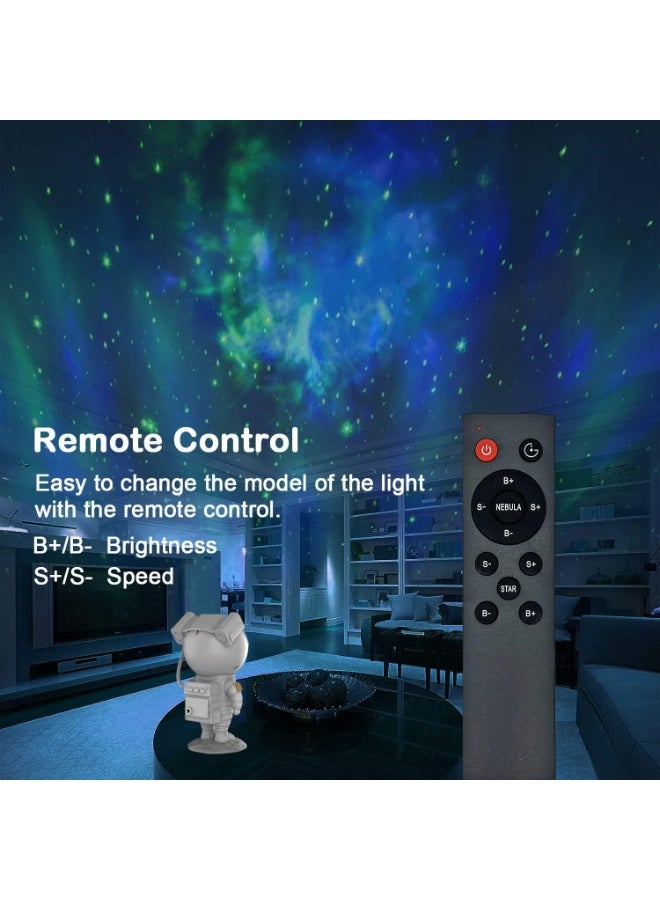 ARGT مشروع نجوم المجرة رائد الفضاء | ضوء نيبولا ليلي دوار 360° مع جهاز تحكم عن بعد | مصباح سقف سماء لغرفة النوم والديكور - Image 5