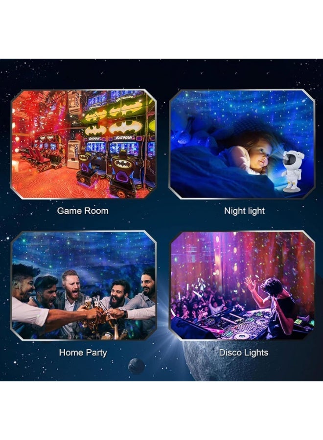 ARGT مشروع نجوم المجرة رائد الفضاء | ضوء نيبولا ليلي دوار 360° مع جهاز تحكم عن بعد | مصباح سقف سماء لغرفة النوم والديكور - Image 2