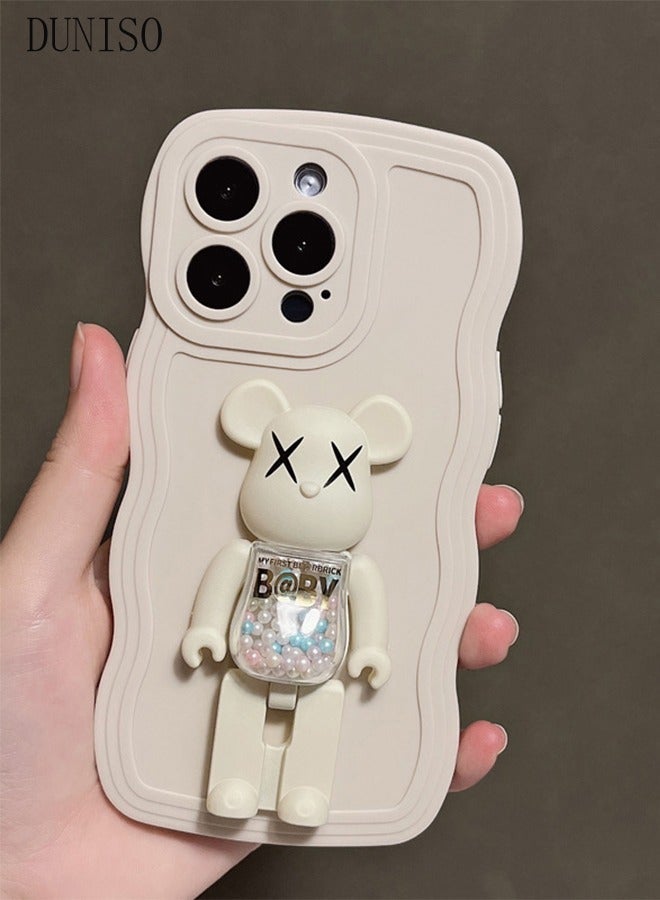 DUNISO iPhone 14 PRO MAX Phone Case 6.7" Full Body Protective Phone Cover with Phone Holder Anti-fall Phone Case Built-in Screen and Camera Protector for Apple 14 PRO MAX Phone Case - Image 3