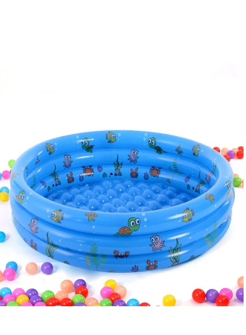 Inflatable round swimming pool - 100 × 100 × 30 cm -JR-100 - Image 1
