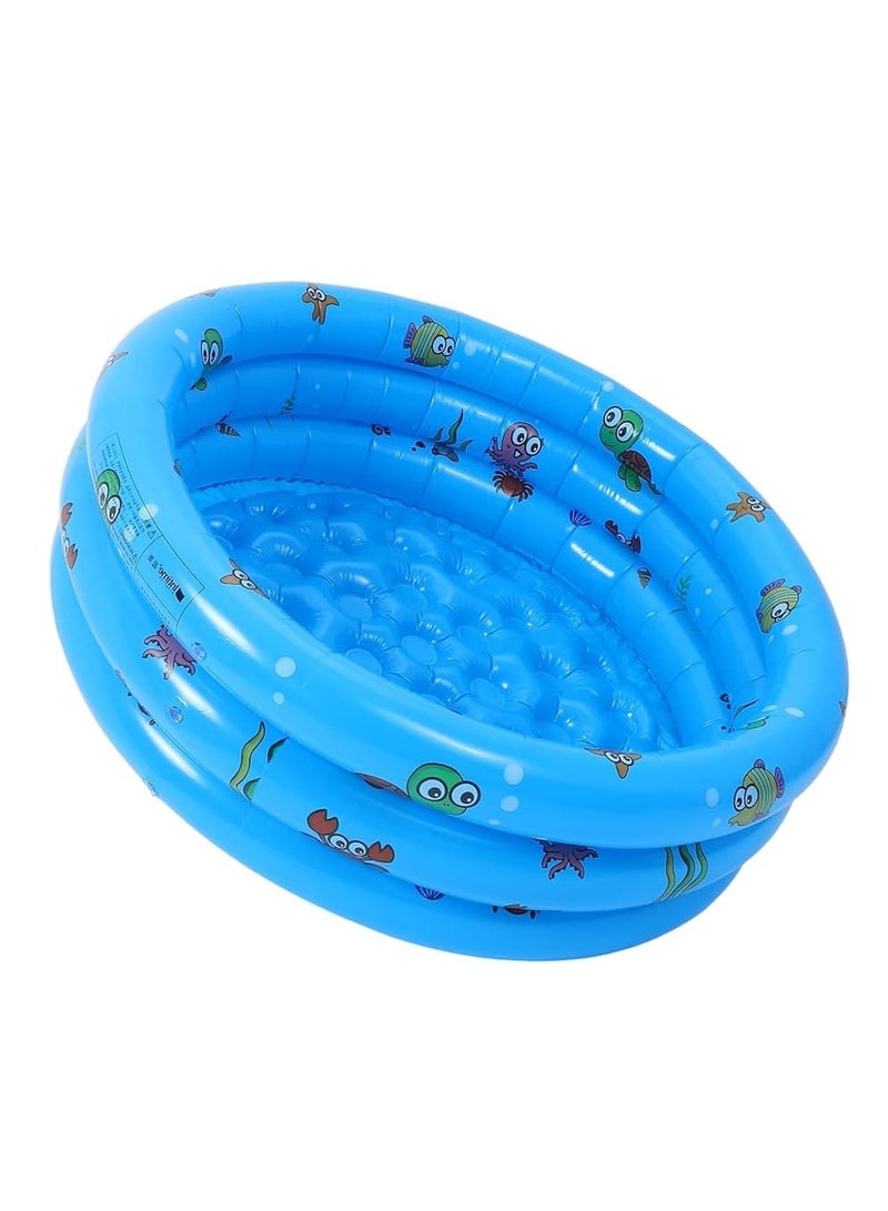 Inflatable round swimming pool - 100 × 100 × 30 cm -JR-100 - Image 2